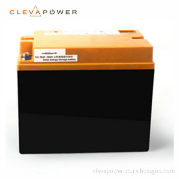 12V 50Ah lithium rechargeable battery for solar energy power